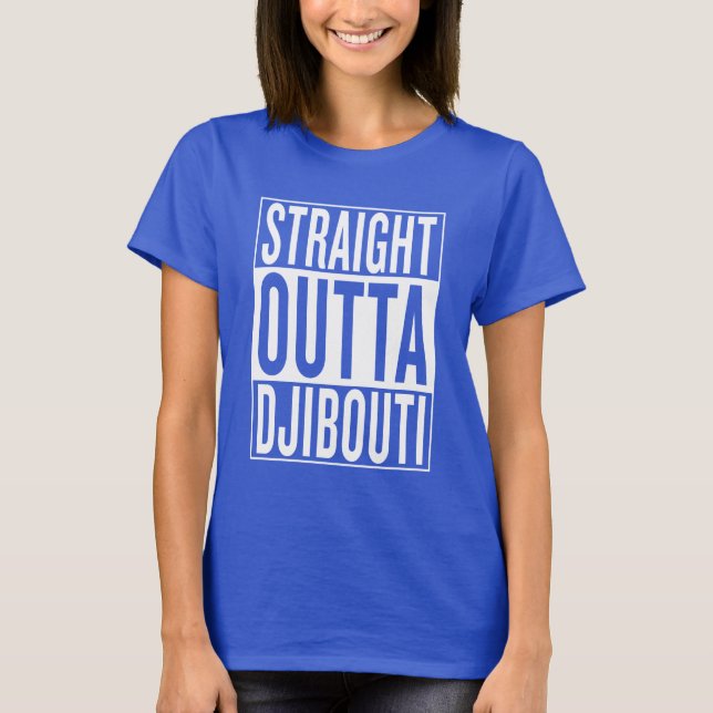 T-shirt hetero fora de Djibouti (Frente)