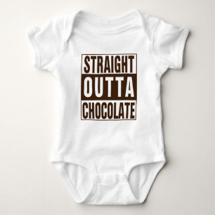 T-shirt Hetero fora do chocolate marrom