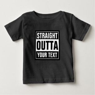 T-shirt Hetero personalizado bonito, roupa de bebê OUTTA,