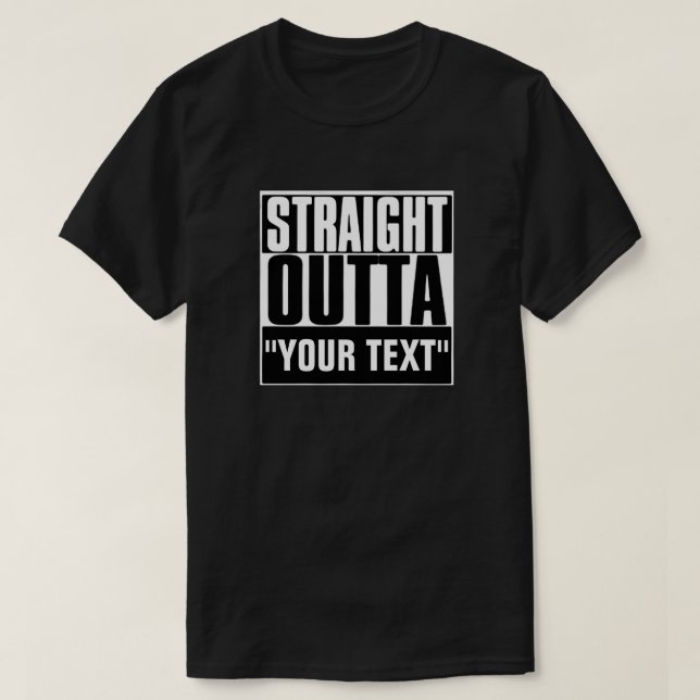 T-SHIRT HETERO "SEU TEXTO" (Frente do Design)