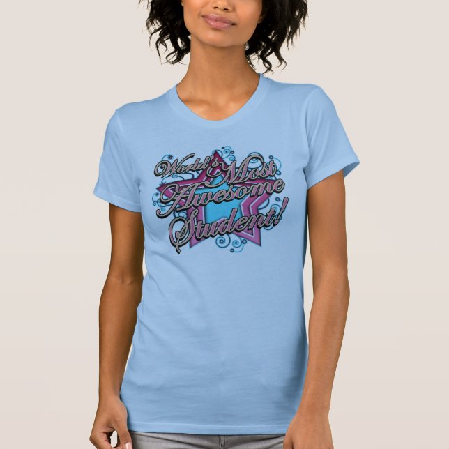T-shirt Hetero um estudante (Frente)