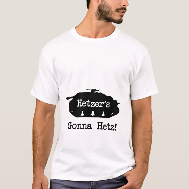T-shirt Hetzer que vai a Hetz (Frente)