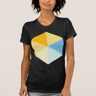 T-shirt Hexágono a cores 03