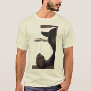 T-shirt Hey urso… para adulto