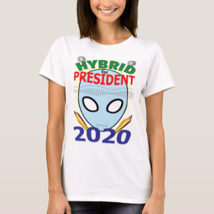 T-shirt Híbrido para o presidente 2020 - boca do ADN