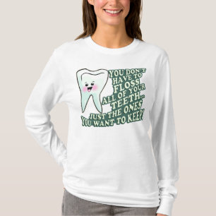 T-shirt Higienista dental do dentista