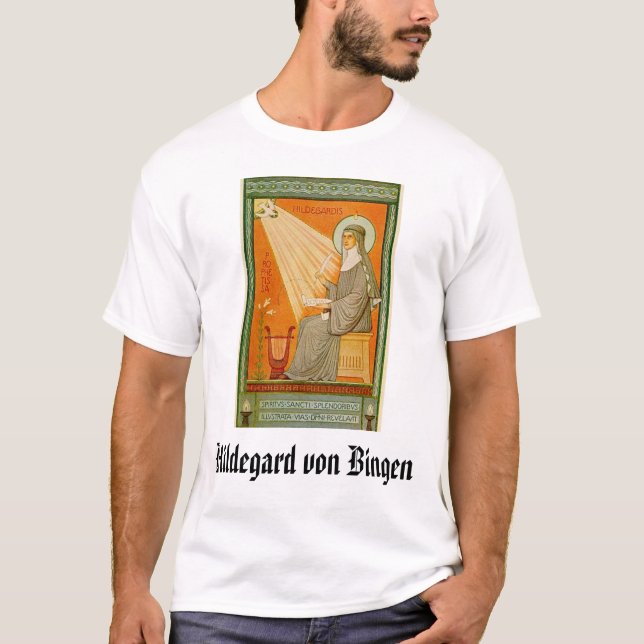 T-shirt Hildegard von Bingen, Hildegard von Bingen (Frente)