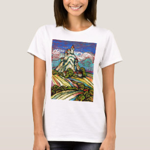 T-shirt Hill Castle Fantasy
