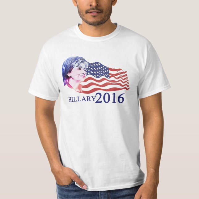 T-shirt Hillary 2016 (Frente)