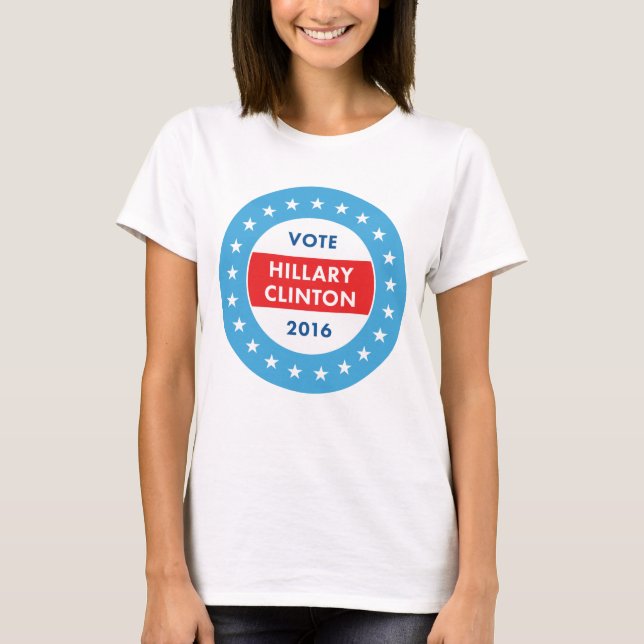 T-shirt Hillary Clinton 2016 (Frente)
