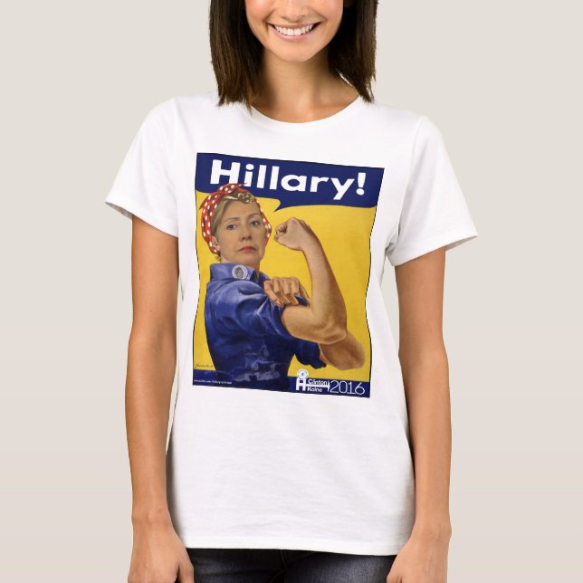 T-shirt Hillary Clinton Hillary! (Frente)