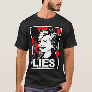 T-shirt Hillary Clinton: MENTIRAS!