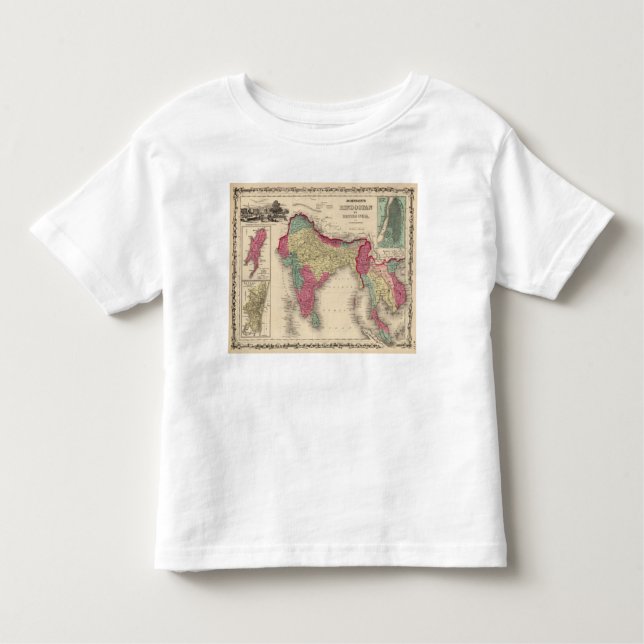 T-shirt Hindostan ou India britânico (Frente)