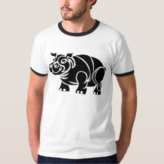 T-shirt hipopótamo
