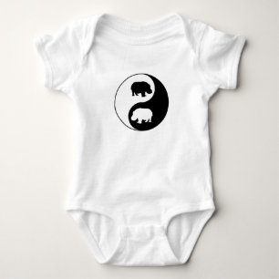 T-shirt Hipopótamo de Ying yang