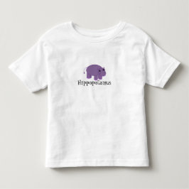 T-shirt Hipopótamo Roxo