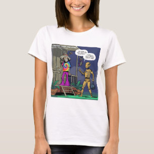 T-shirt Hippie de Teste de Colisão Divertido