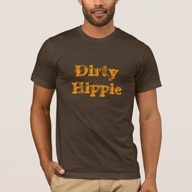 T-shirt Hippie sujo (Frente)