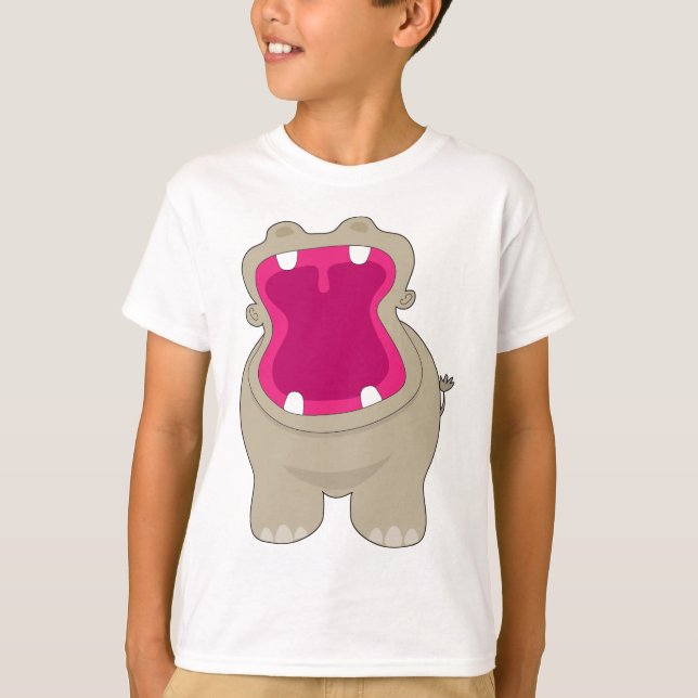 T-shirt Hippo Big Bouth (Frente)
