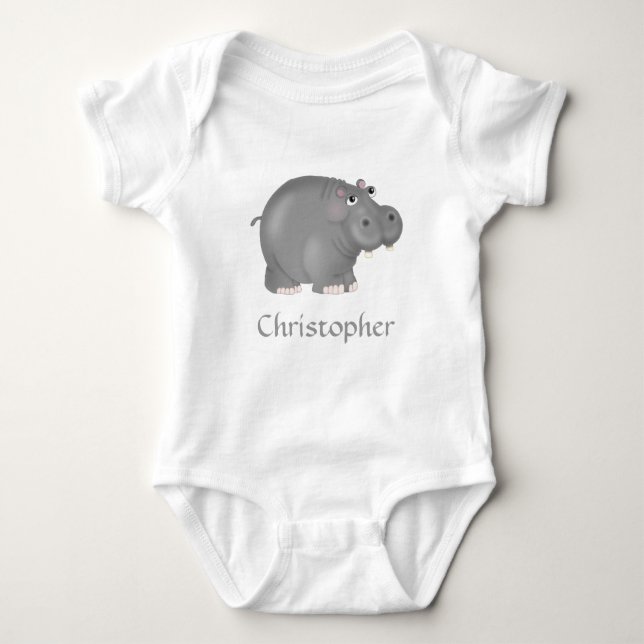 T-Shirt Hippo Personalizado (Frente)