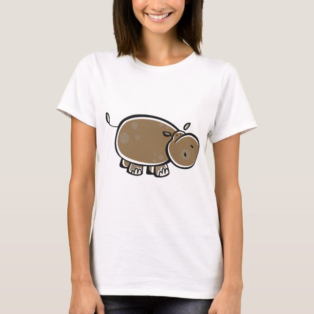 T-shirt Hippopotamus (Frente)