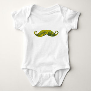 T-shirt Hipster Sunflorres Baby Jersey Bodyfato, Branco
