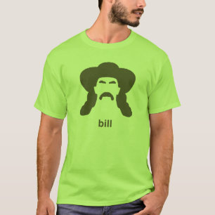 T-shirt Hirsute da silhueta de Bill