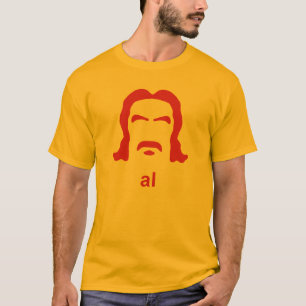 T-shirt Hirsute da silhueta do Al