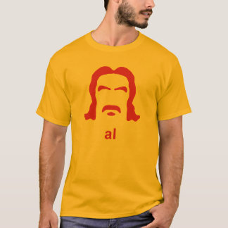 T-shirt Hirsute da silhueta do Al