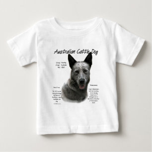 T-shirt História Azul Australiana do Cão; ACD Azul
