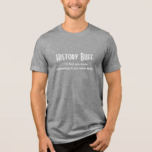 T-shirt História Buff Nerd Geek Engraçado Citação Humor Pi