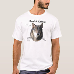 T-shirt História do Vallhund Sueco