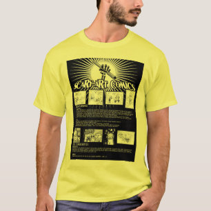 T-shirt História em quadrinhos da Assustador-Arte