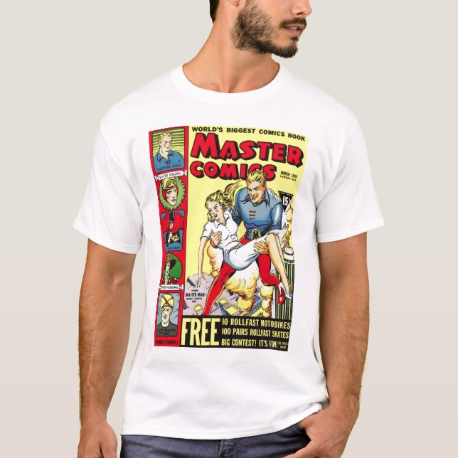 T-shirt História em quadrinhos mestra #1 (Frente)