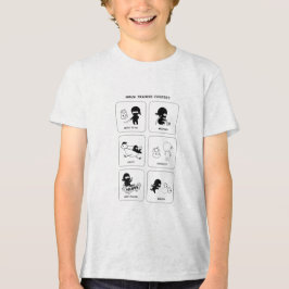 T-shirt Histórias em quadrinhos de Cartoon dos Cursos de T