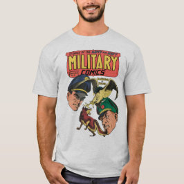 T-shirt Histórias em quadrinhos Militares #16 Arte Cobrir