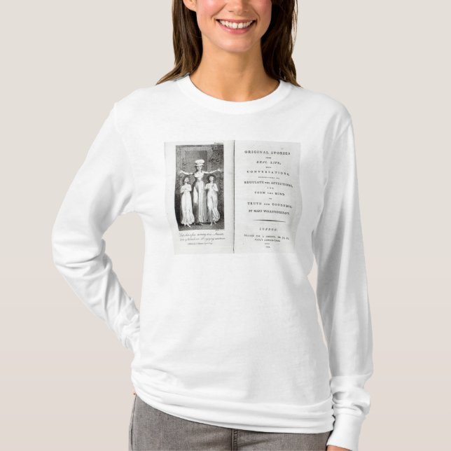 T-shirt Histórias originais do Frontispiece de William (Frente)