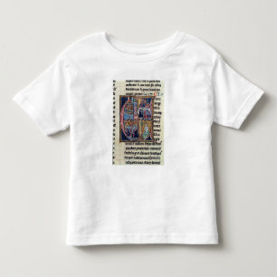 T-shirt Historiated rubrica "C" que descreve Conrad III