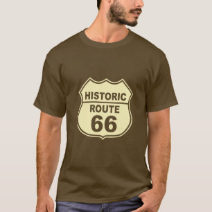 T-shirt histórico da rota 66
