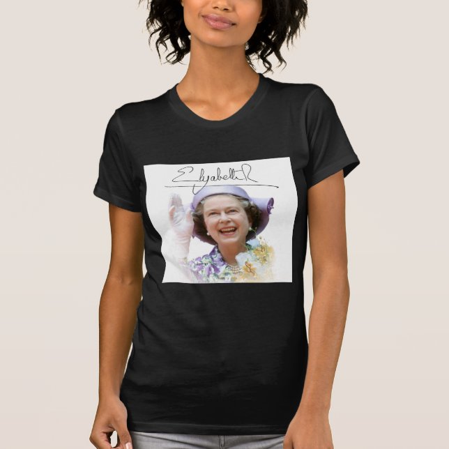 T-shirt HM Queen Elizabeth II (Frente)