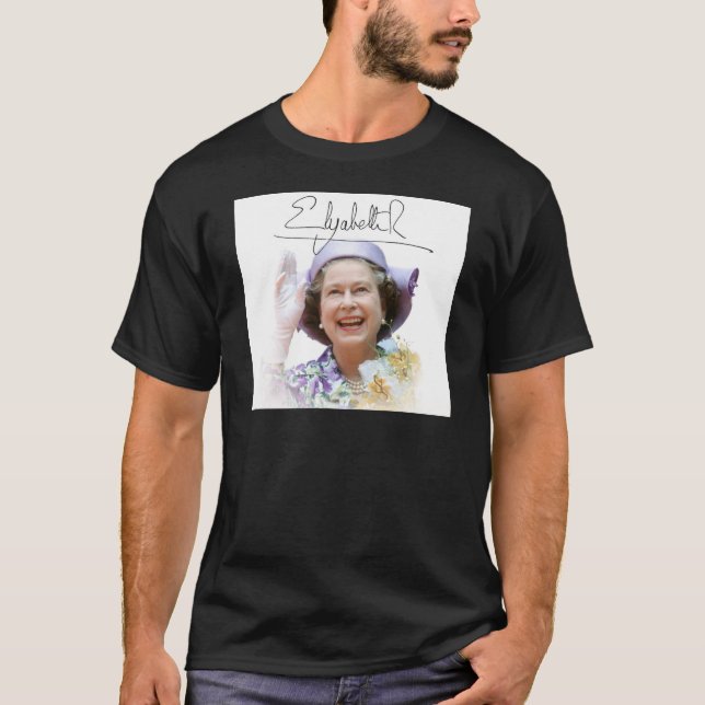 T-shirt HM Queen Elizabeth II (Frente)