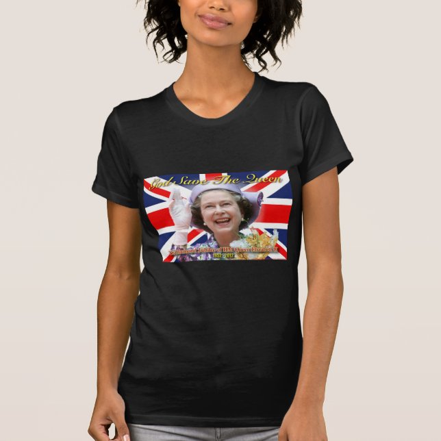 T-shirt HM Queen Elizabeth II Diamond Jubilee (Frente)
