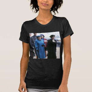 T-shirt HM Queen Elizabeth II-Margaret Thatcher