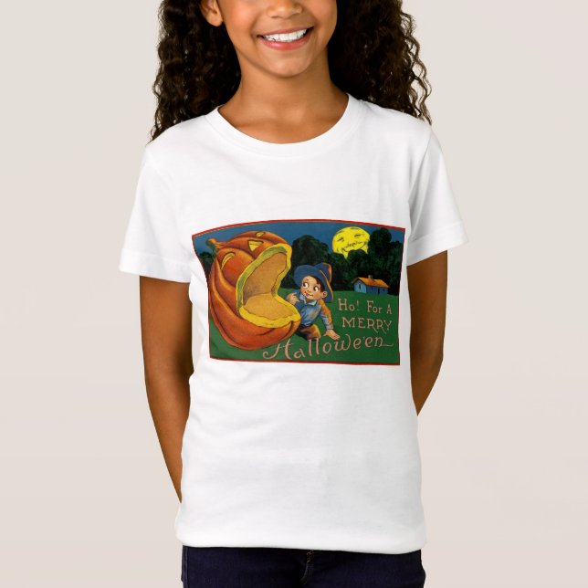 T-shirt Ho! Para um Halloween Feliz! (Frente)