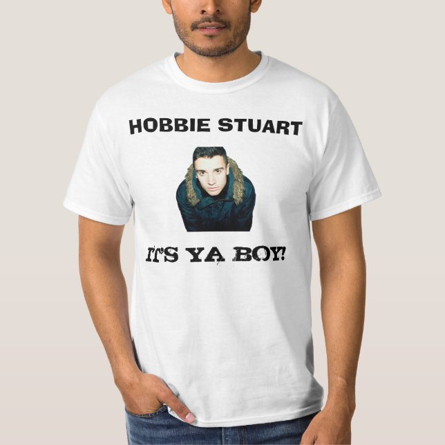 T-shirt Hobbie Stuart - é menino de Ya (Frente)