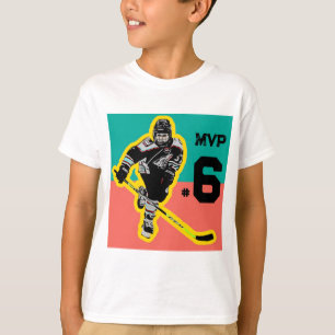 T-shirt Hockey Birthday Personalizada