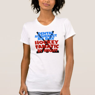 T-shirt Hockey Lover Dental Hygienist