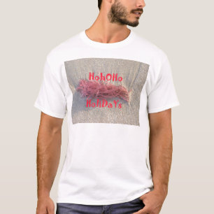 T-shirt Hohoho Feriados da Camisa-de-praia