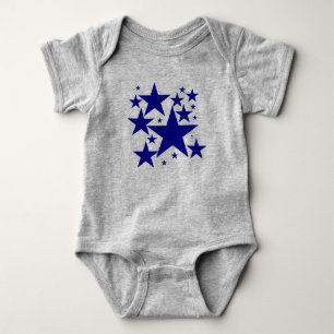 T-shirt Hoje Melhor Prêmio! Blue Star Ruffle
