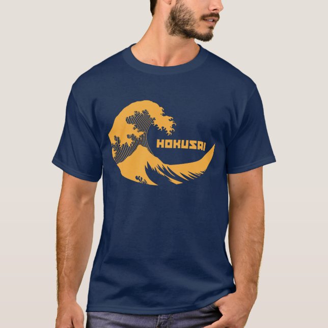 T-shirt Hokusai - A onda do Excelente (Frente)